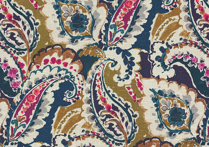 Aretha, Navy - Made to Measure Curtains - Image 8